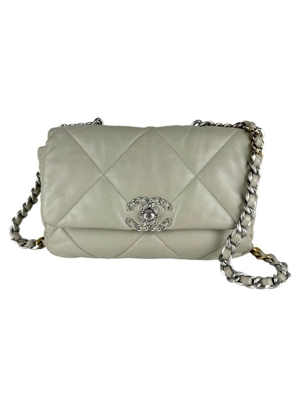 Chanel Shoulder Bag Gray
